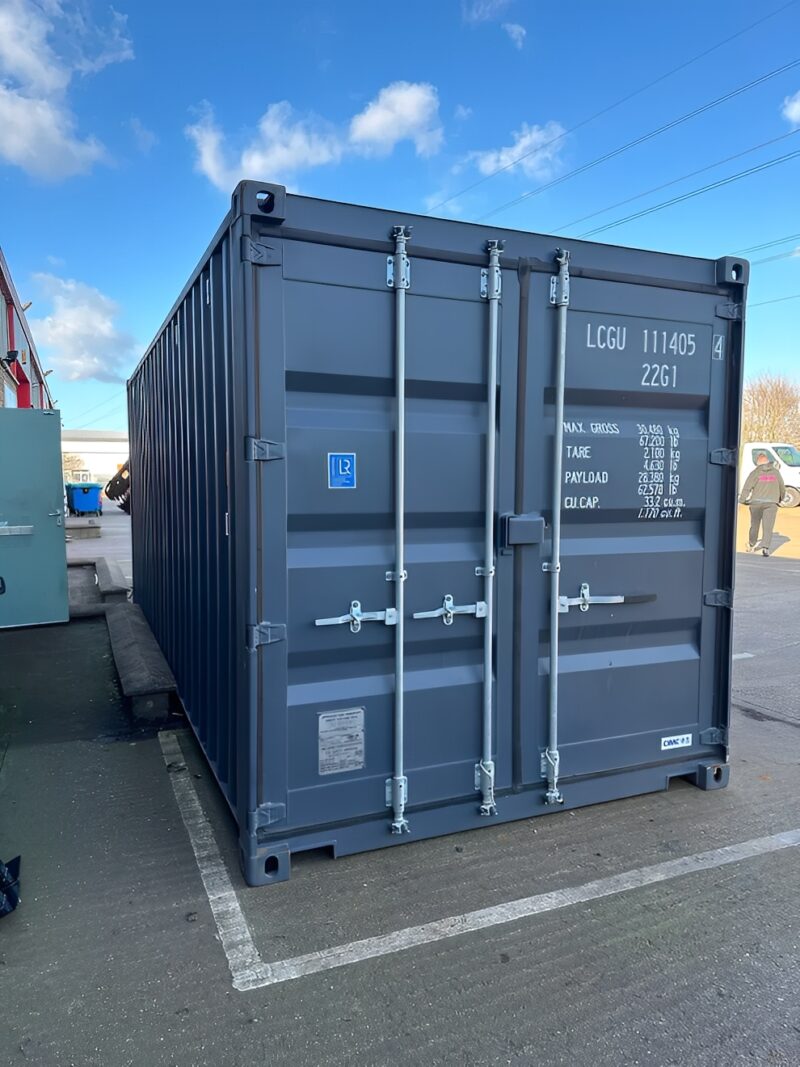 20Ft Shipping Container (One Trip) – Blue - Image 2