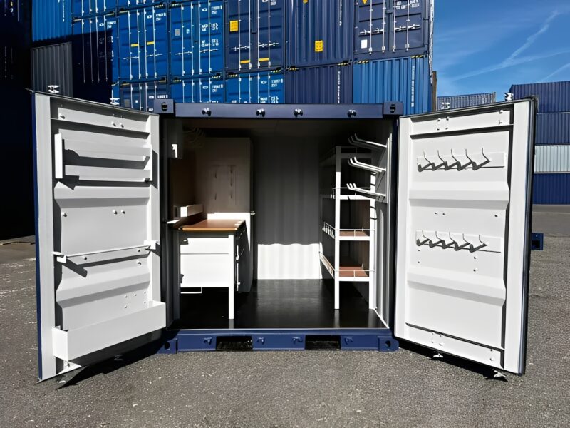 8ft Workspace Container For Sale - Image 5