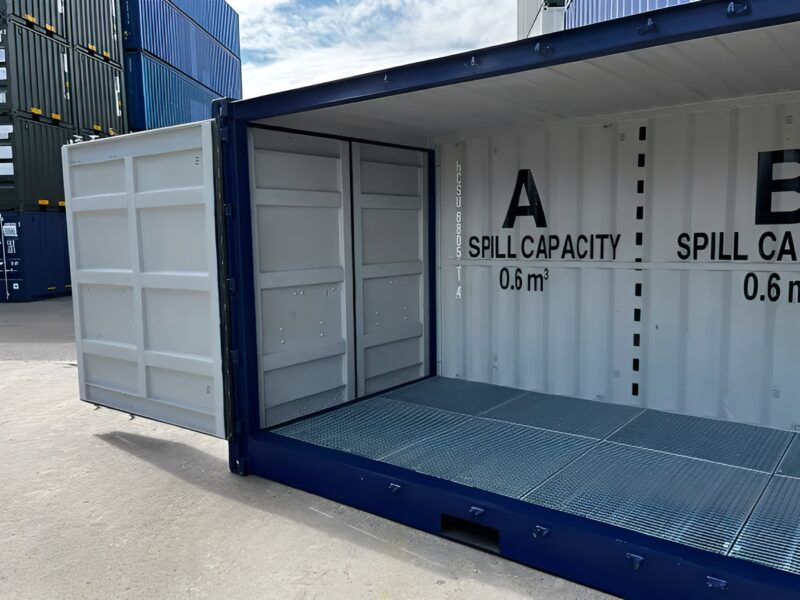 20ft Open side drip tray container - Image 5