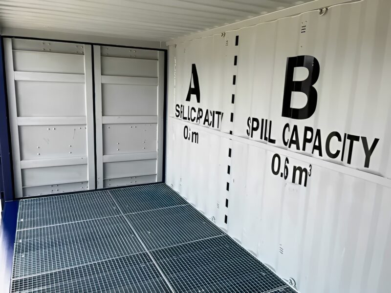 20ft Open side drip tray container - Image 7