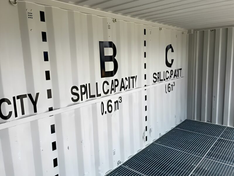 20ft Open side drip tray container - Image 6
