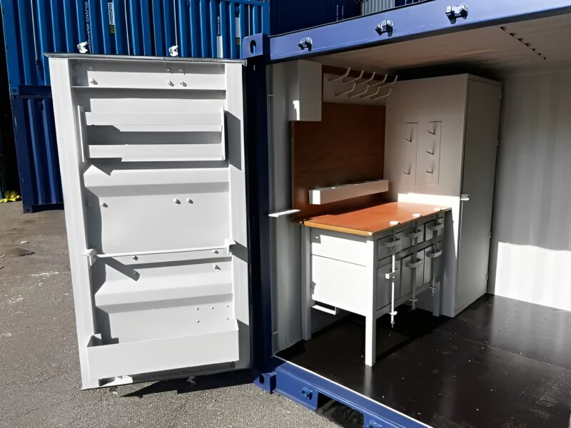 8ft Workspace Container For Sale - Image 3
