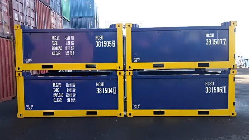10ft Offshore Half Height Open Top container