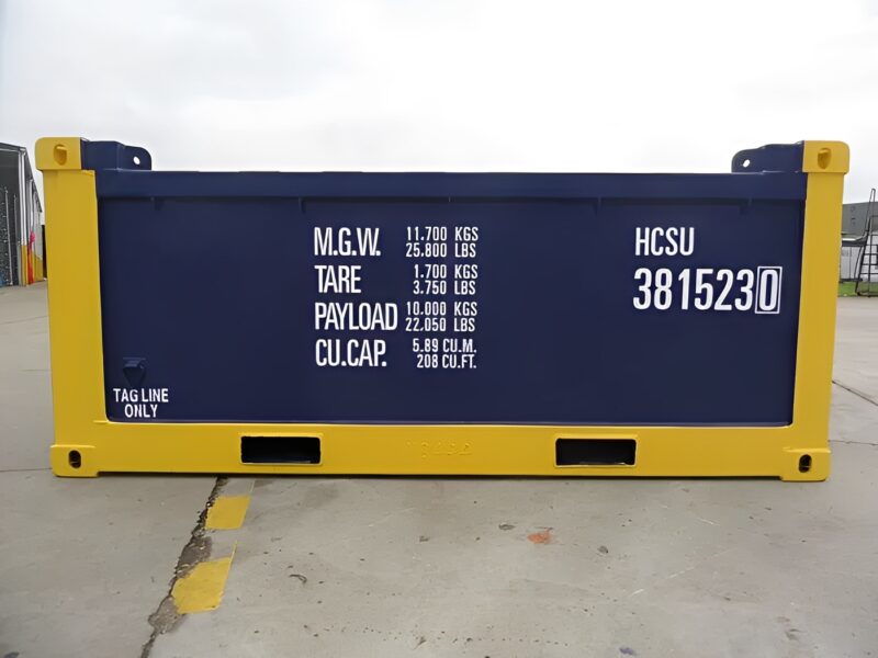 10ft Offshore Half Height Open Top container - Image 4