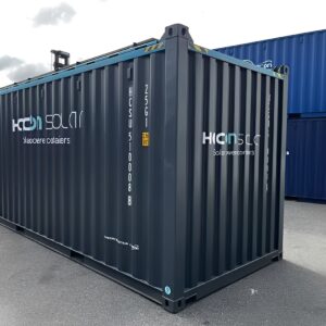 20ft High Cube Solar container with racks