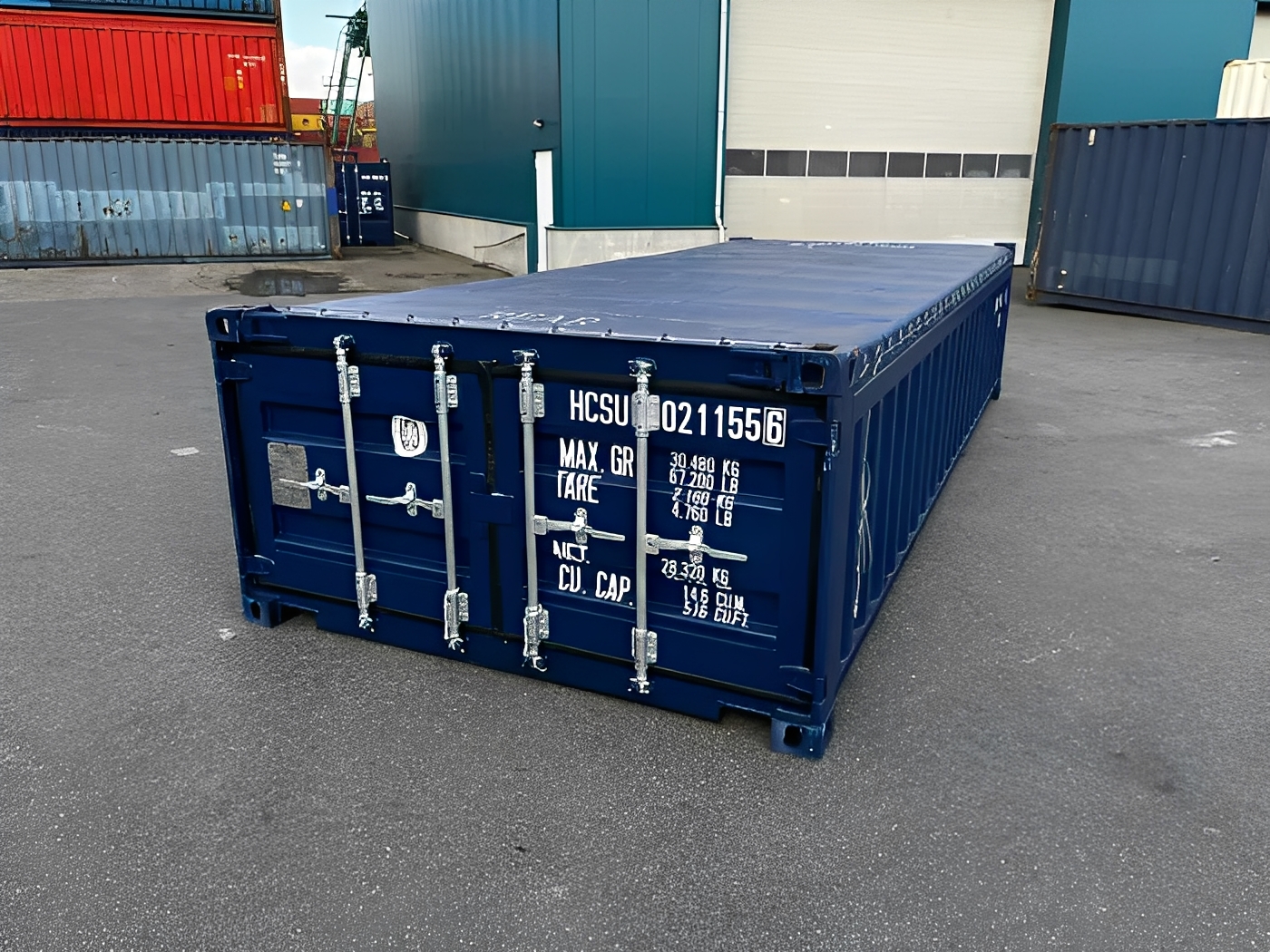 20ft Half height open top